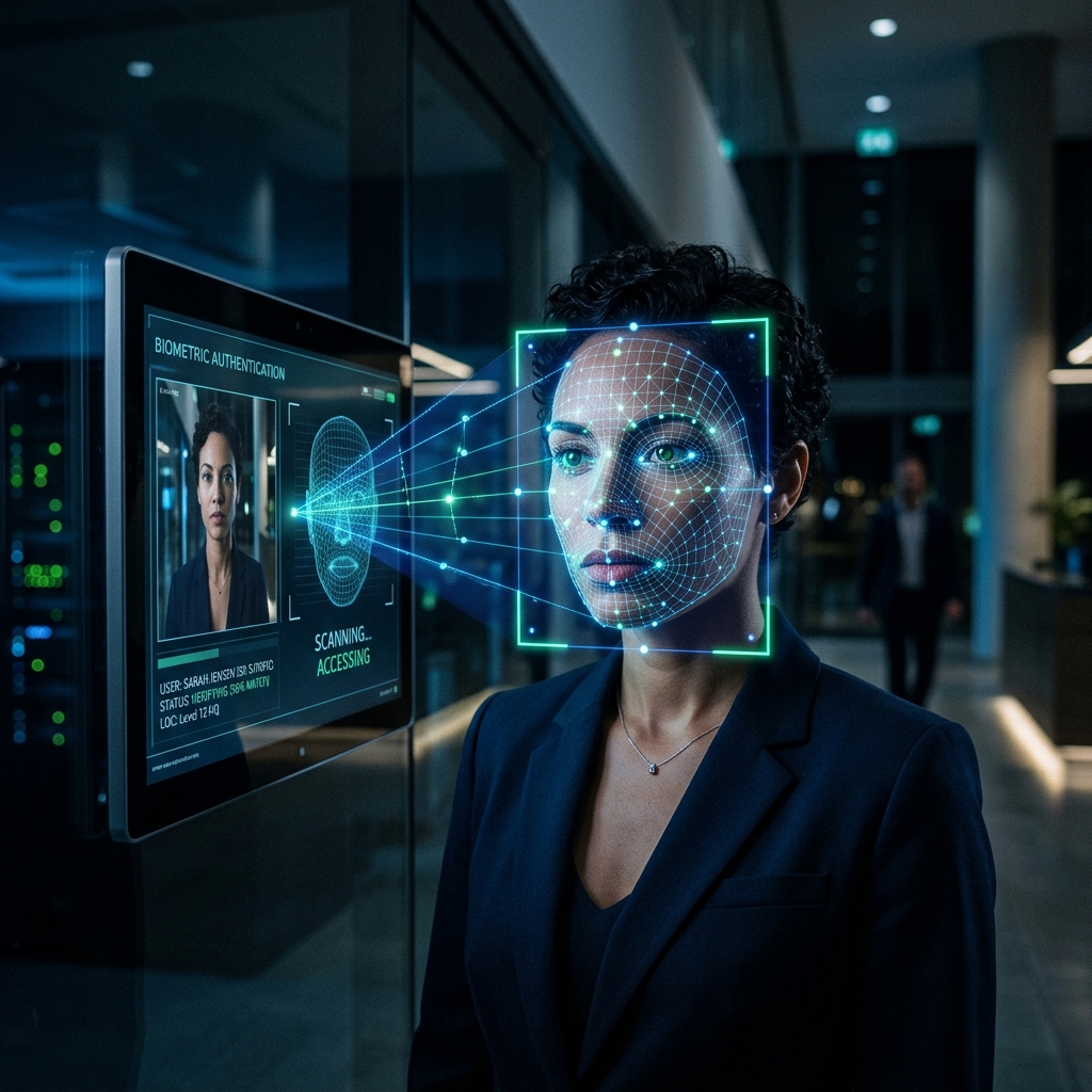 Biometric facial recognition